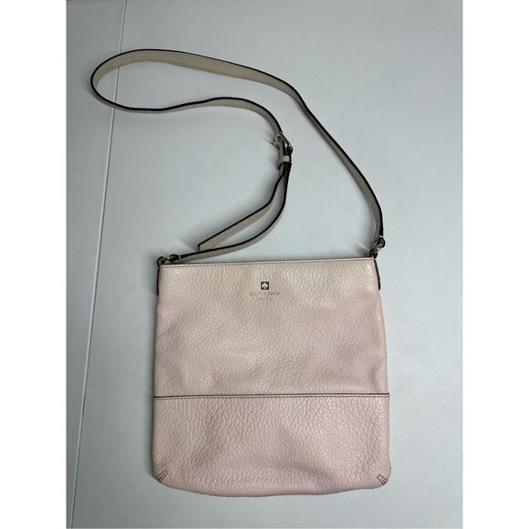 Kate Spade Southport Avenue Cora Crossbody Bag  Pebbled Pink Leather See Notes - Picture 1 of 16